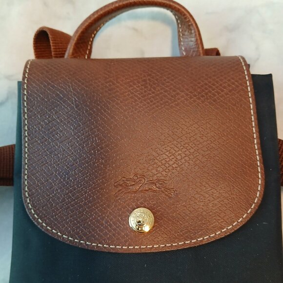 Authentic Longchamp Le Pliage Black Original Backpack - Picture 3 of 11